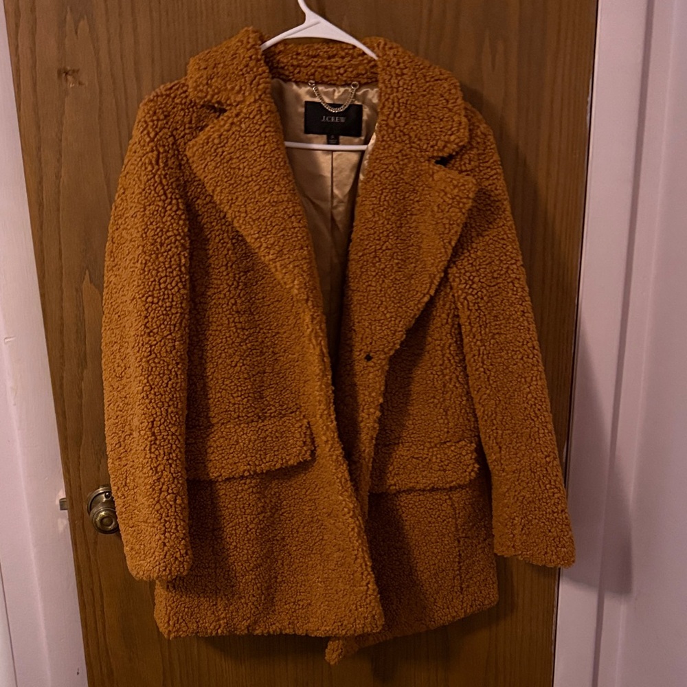 J. Crew Women's Brown Teddy Jacket
